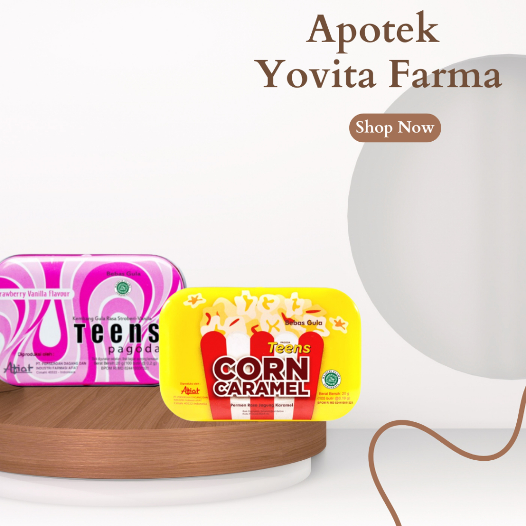 

Teens Pagoda Permen Bebas Gula Untuk Menyegarkan Mulut Varian Strawberry Vanilla / Corn Caramel