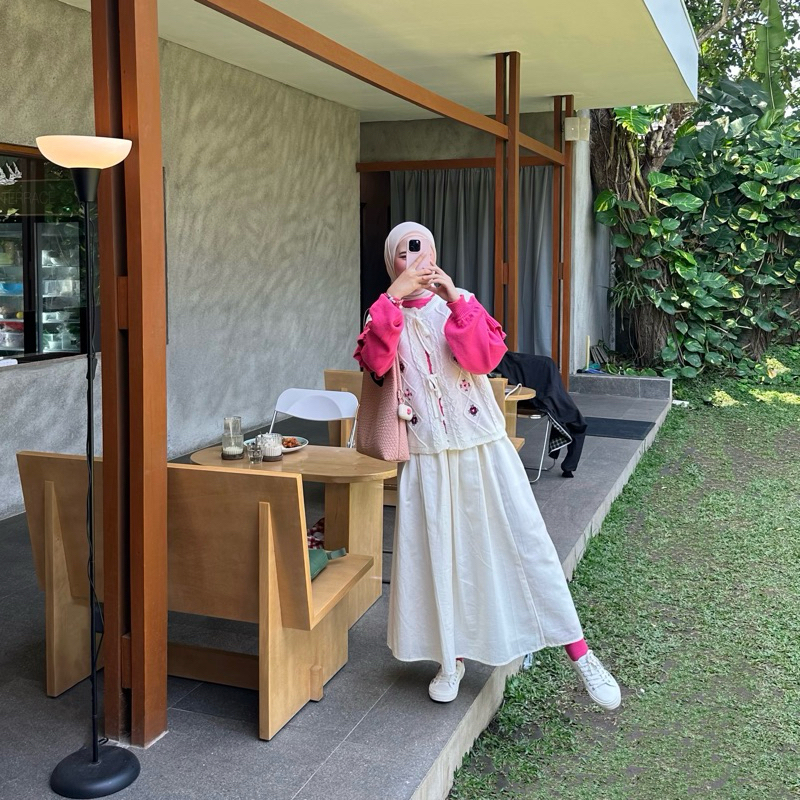 BESTPROMO Cania Skirt - Rok Rampel Linen