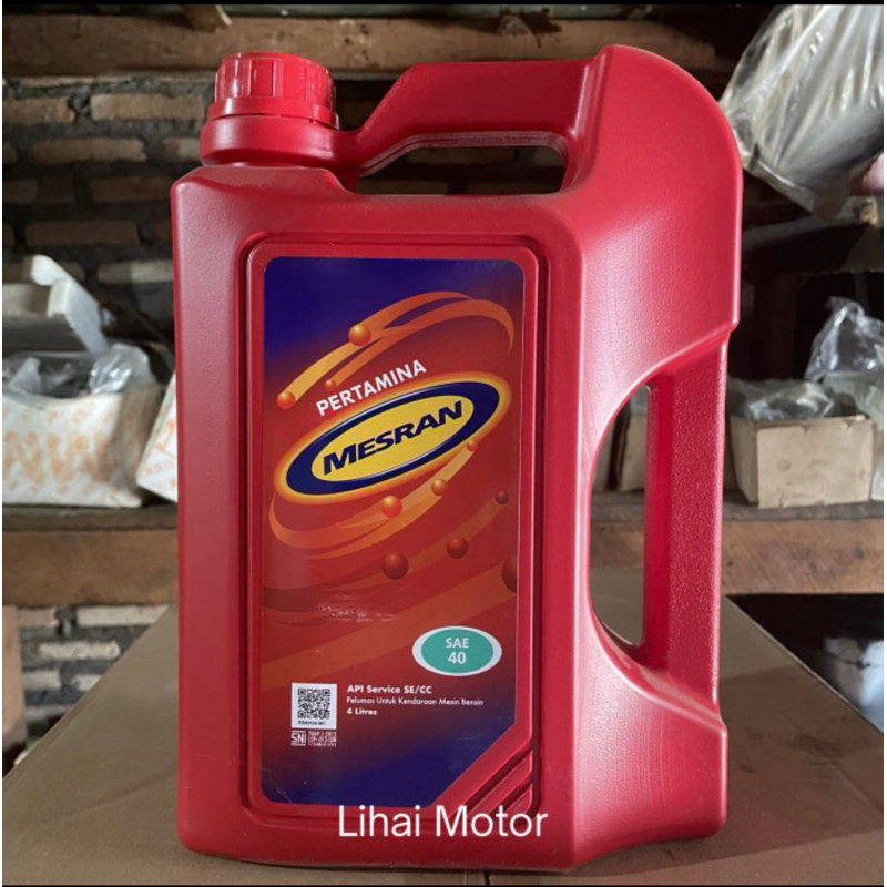 Oli Mesran 4 Liter SAE 40