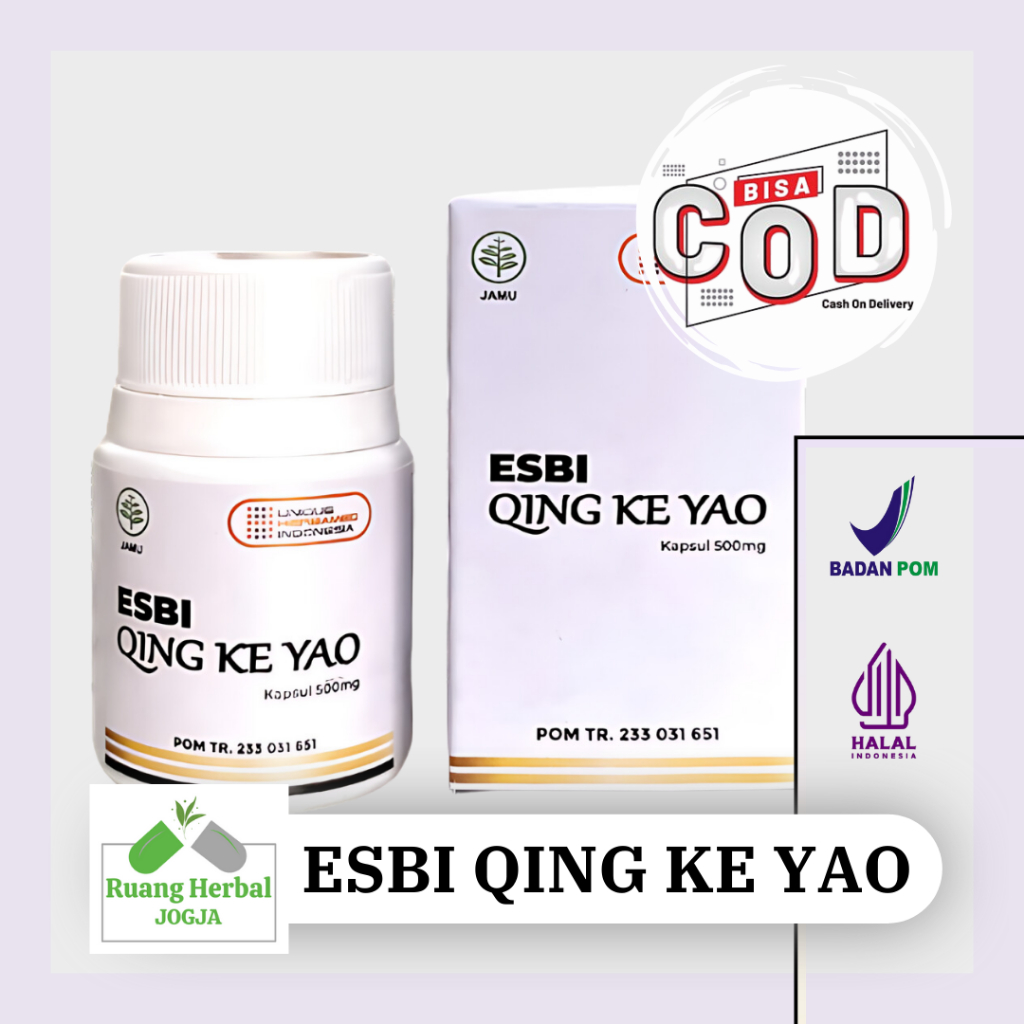QING KE YAO - Herbal pernapasan untuk segala macam batuk, mendengkur, detok paru/rokok dll