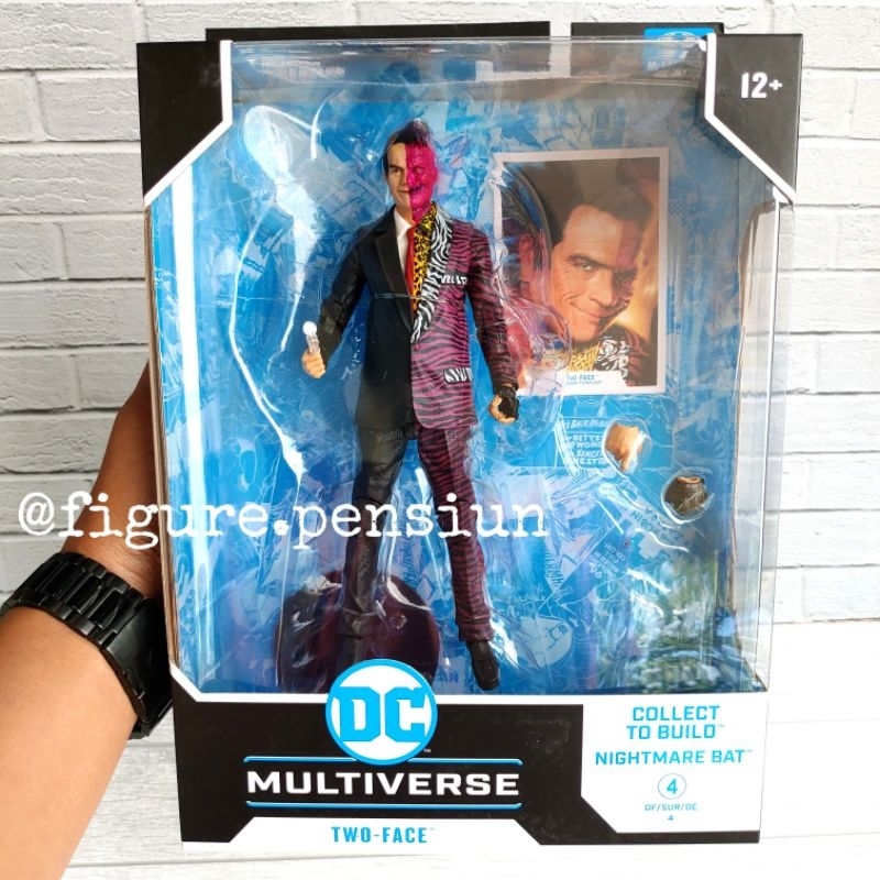 DC MULTIVERSE MCFARLANE TWO FACE BATMAN FOREVER VAL KILMER NIGHTMARE BAT ACTION FIGURE