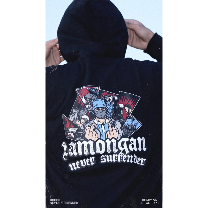 Hoodie - LAMONGAN NEVER SURRENDER