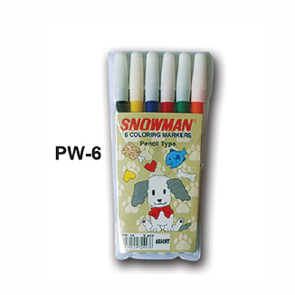 

Spidol Snowman 6 Warna PW-6A