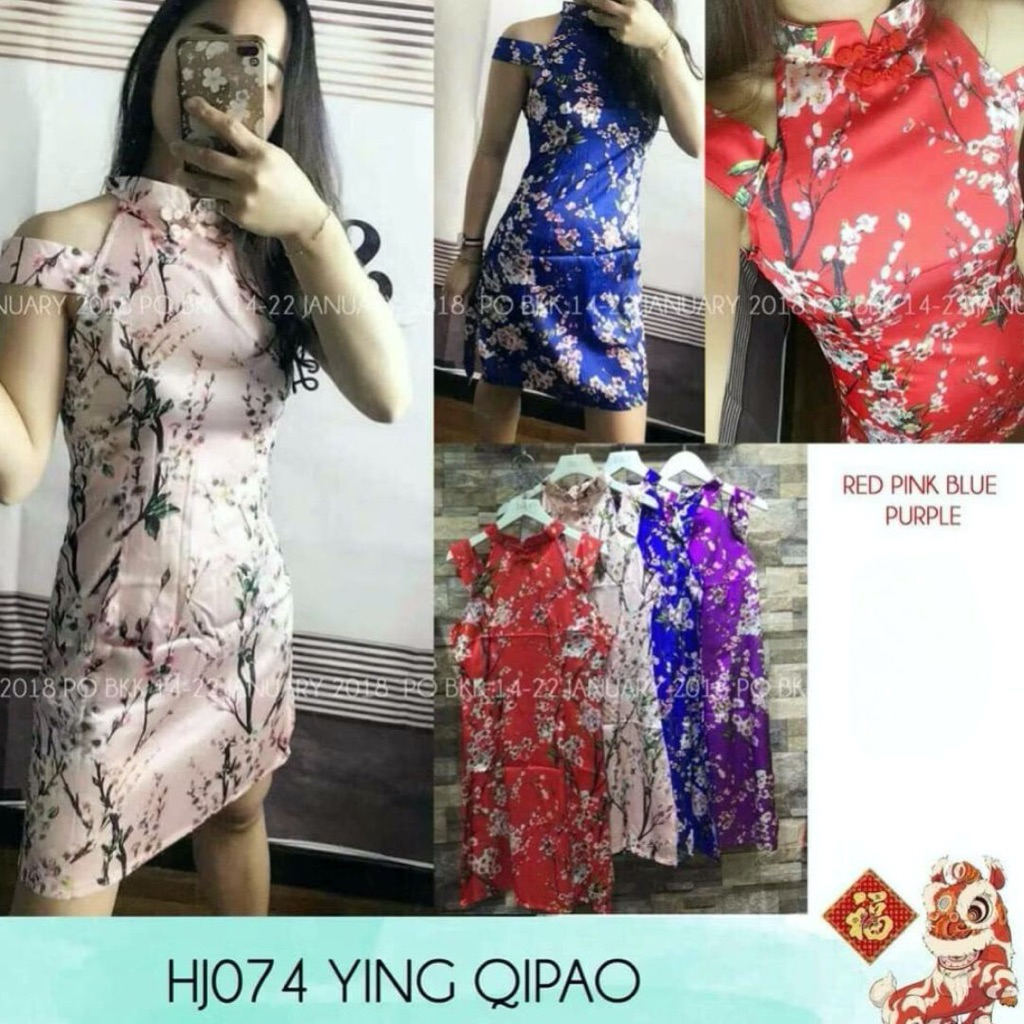 Dress cheongsam imlek terbaru baju imlek dress imlek dress wanita terbaru baju wanita imlek