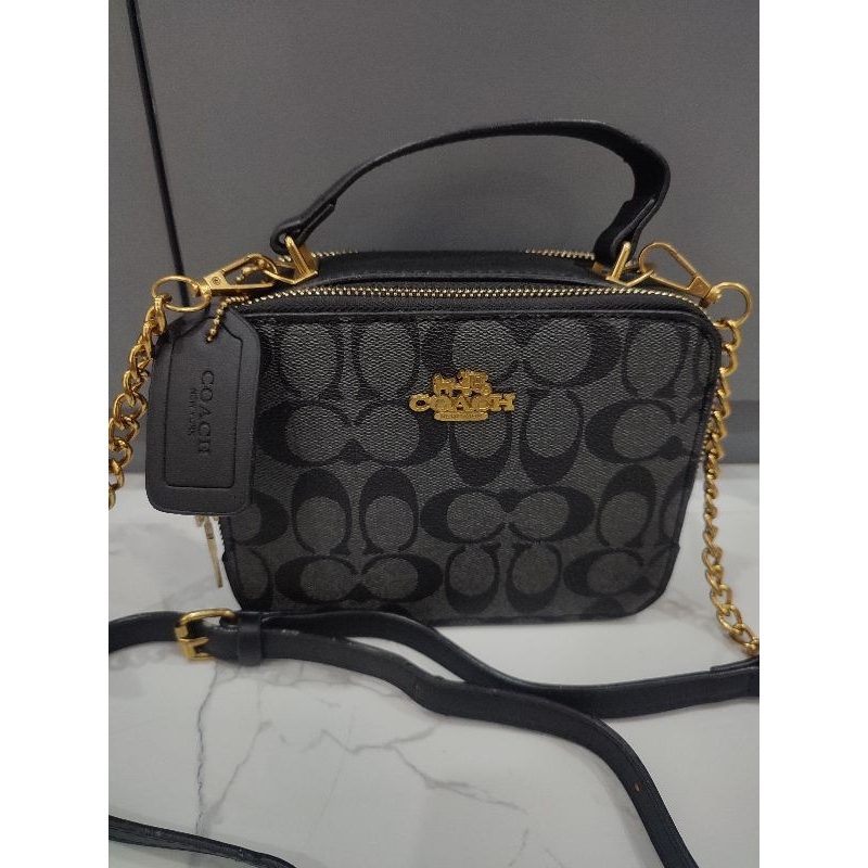 Tas selempang coach tali rantai