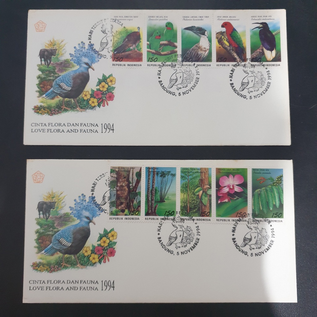 

Perangko SHP Cinta Flora dan Fauna 1994 Set