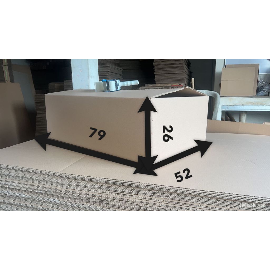 

Kardus baru uk 79x52x26 cm