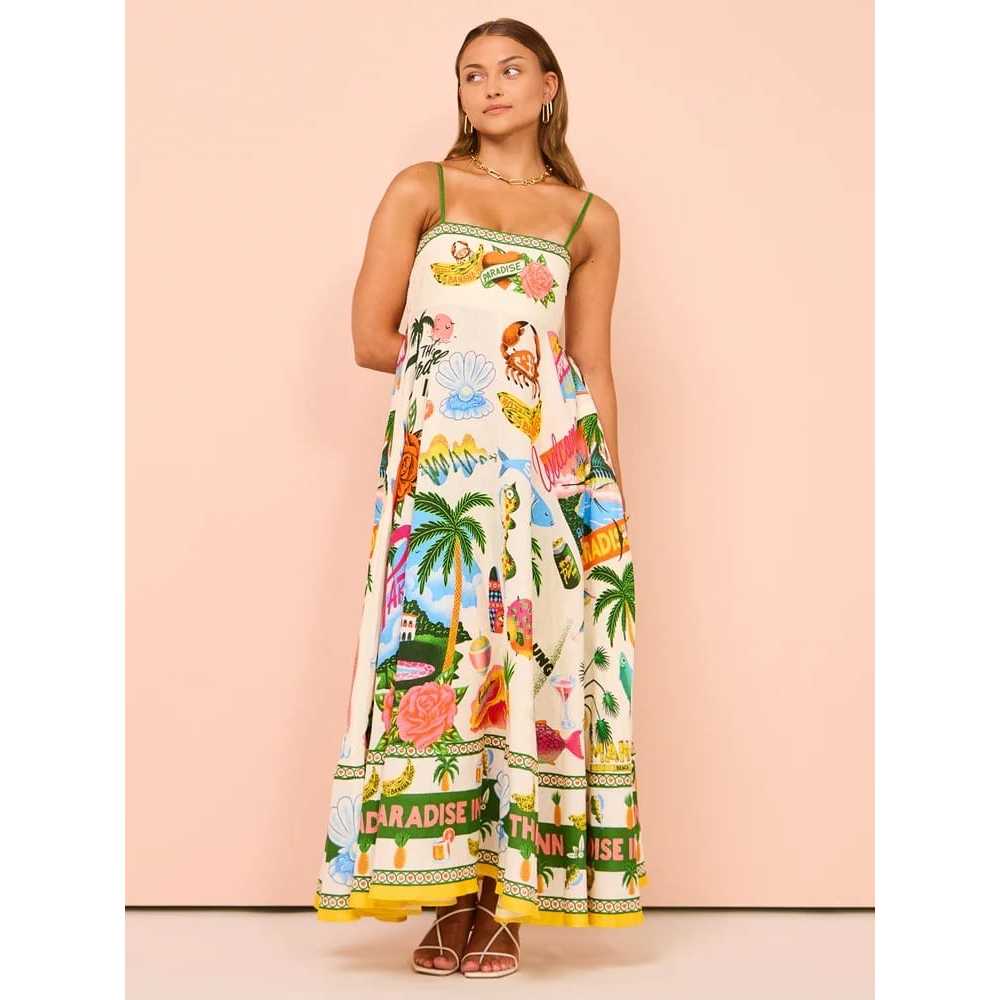 𝐇𝐄𝐑𝐒𝐄𝐋𝐋.𝐈𝐃 - PARADISE midi dress woman premium / dress pantai wanita / beachwear dress / dress bali 