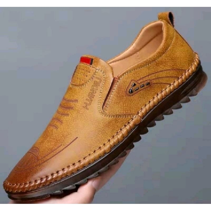 sepatu pria evander shoes casual fashion kulit berkualitas import