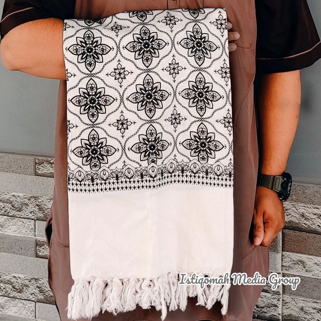 Sorban Kashmiri Arab Premium Batik Original Tebal Laki Laki Surban Hijau