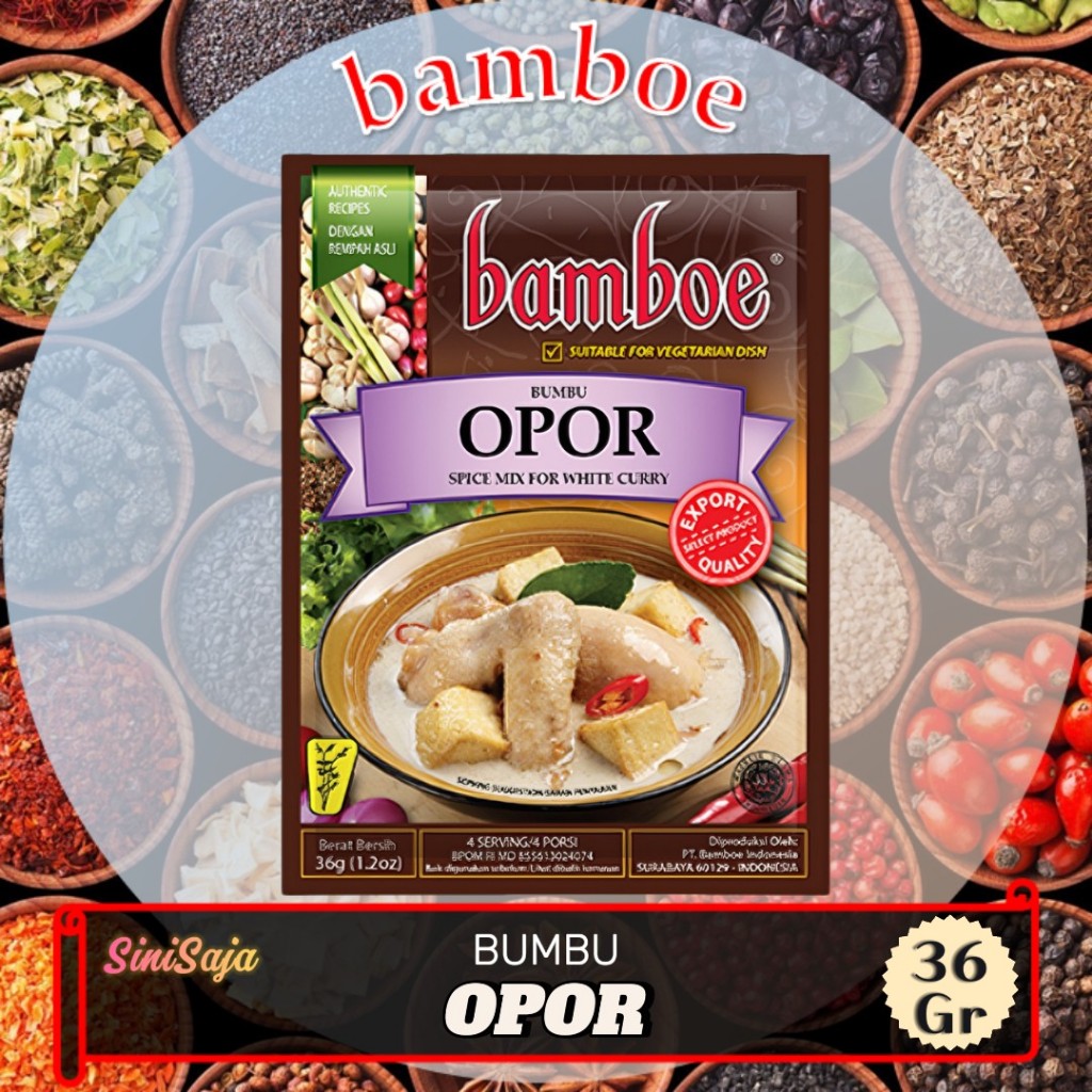 

Opor - Bamboe - Bumbu masak instant