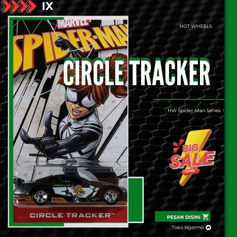 HOT WHEELS SPIDERMAN SERIES " Circle Tracker "