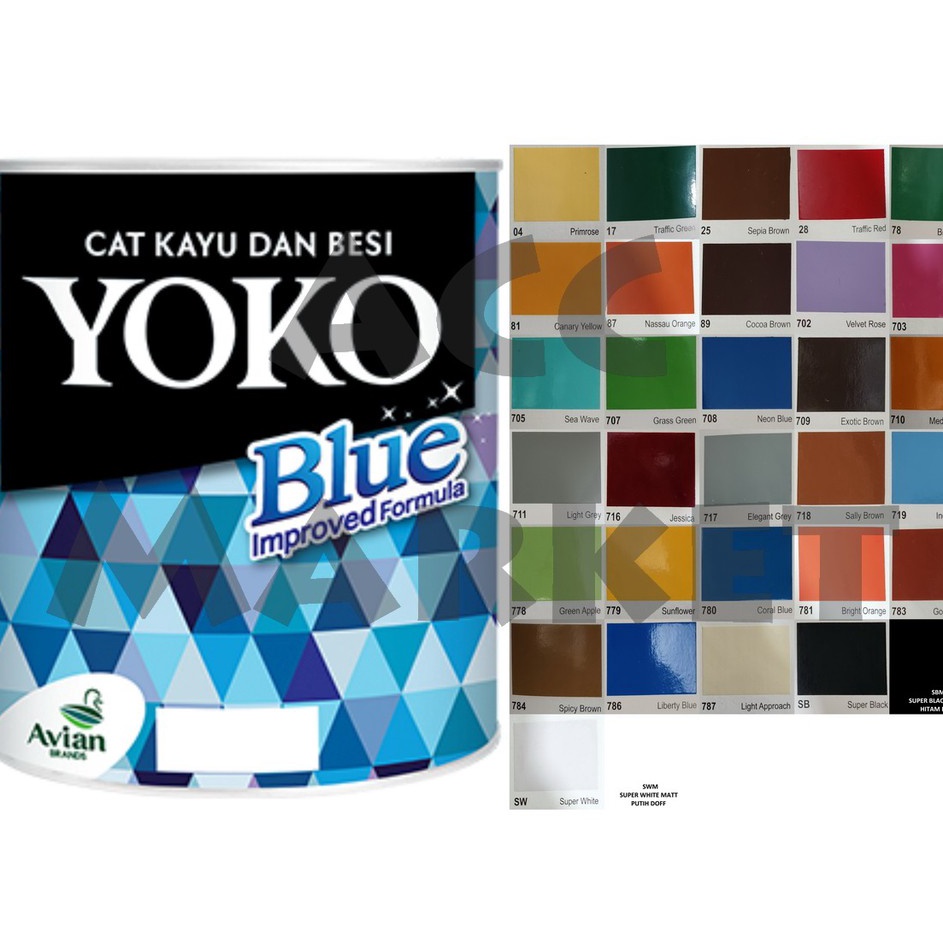 

SUPER Cat Minyak Besi Kayu YOKO AVIAN 7 Liter Pagar