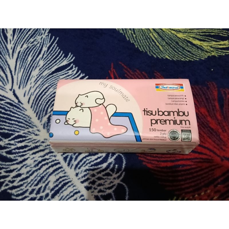 Indomaret tisu bambu Bamboo Facial Tissue 2Ply 150'S (RANDOM)