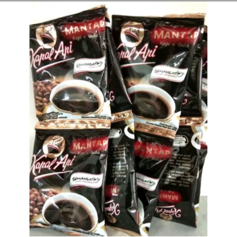 

Promo Kopi kapal Api Mantap kopi +gula isi 50 saset kemasan 25g