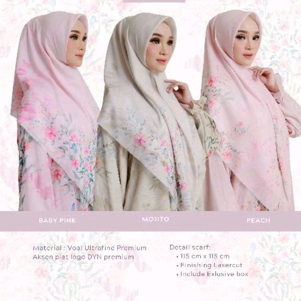 DYN - Shivani Scarf DYN SIGNATURE Hijab Wanita Print