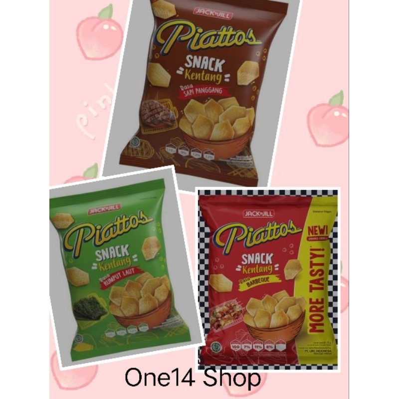 

Piattos Snack 68gr (R.laut,S.panggang,Bbq) isi 30pcs