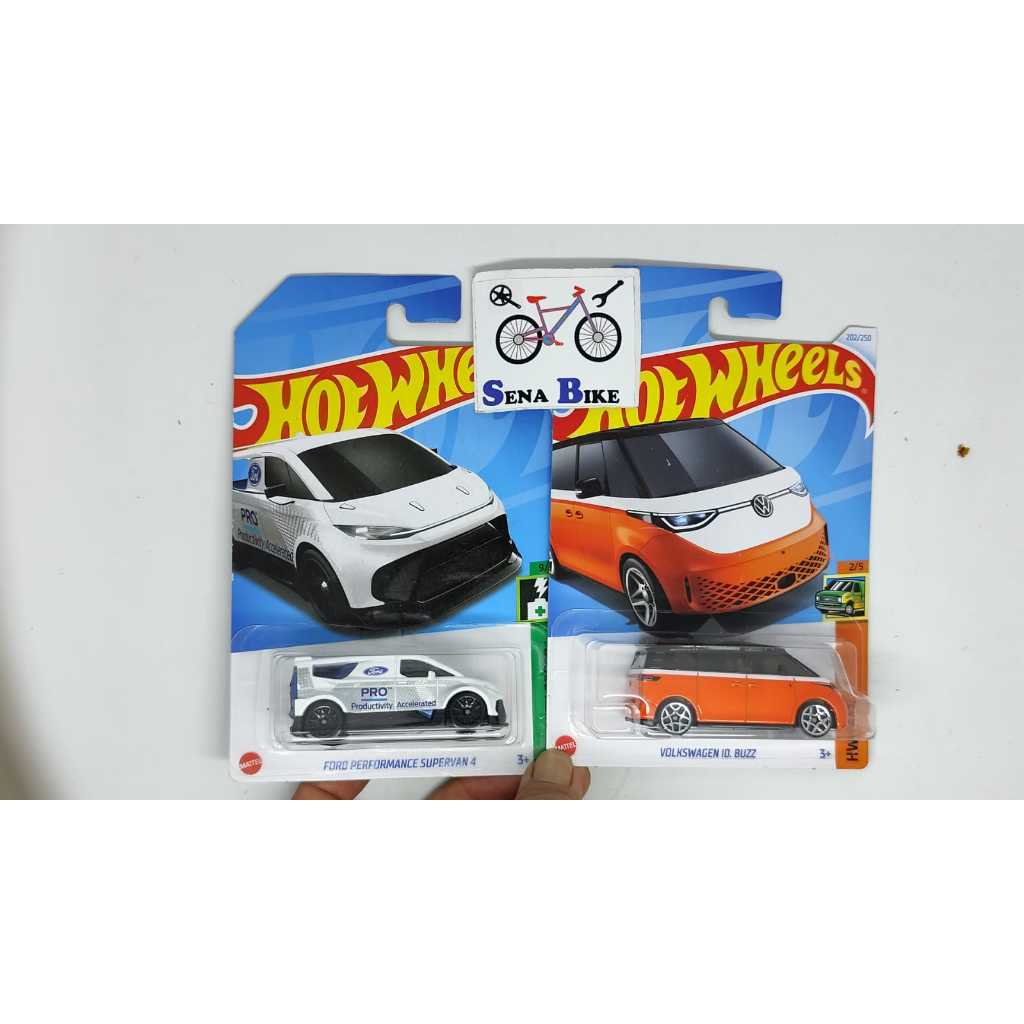 Hot Wheels Koleksi Van - Van Series - Ford Van, VW Buzz, Dodge Van