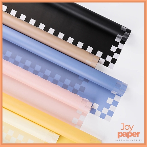

Kertas Bunga Cellophane Transparan Motif Kotak Flower Wrapping Paper Kertas Buket Bunga Kb6293
