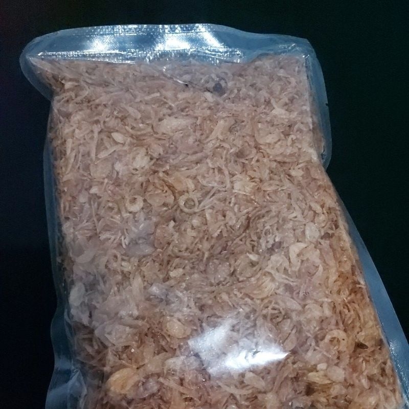 

bawang goreng asli, 250gr dijamin asli, uang kembali jika tdk asli