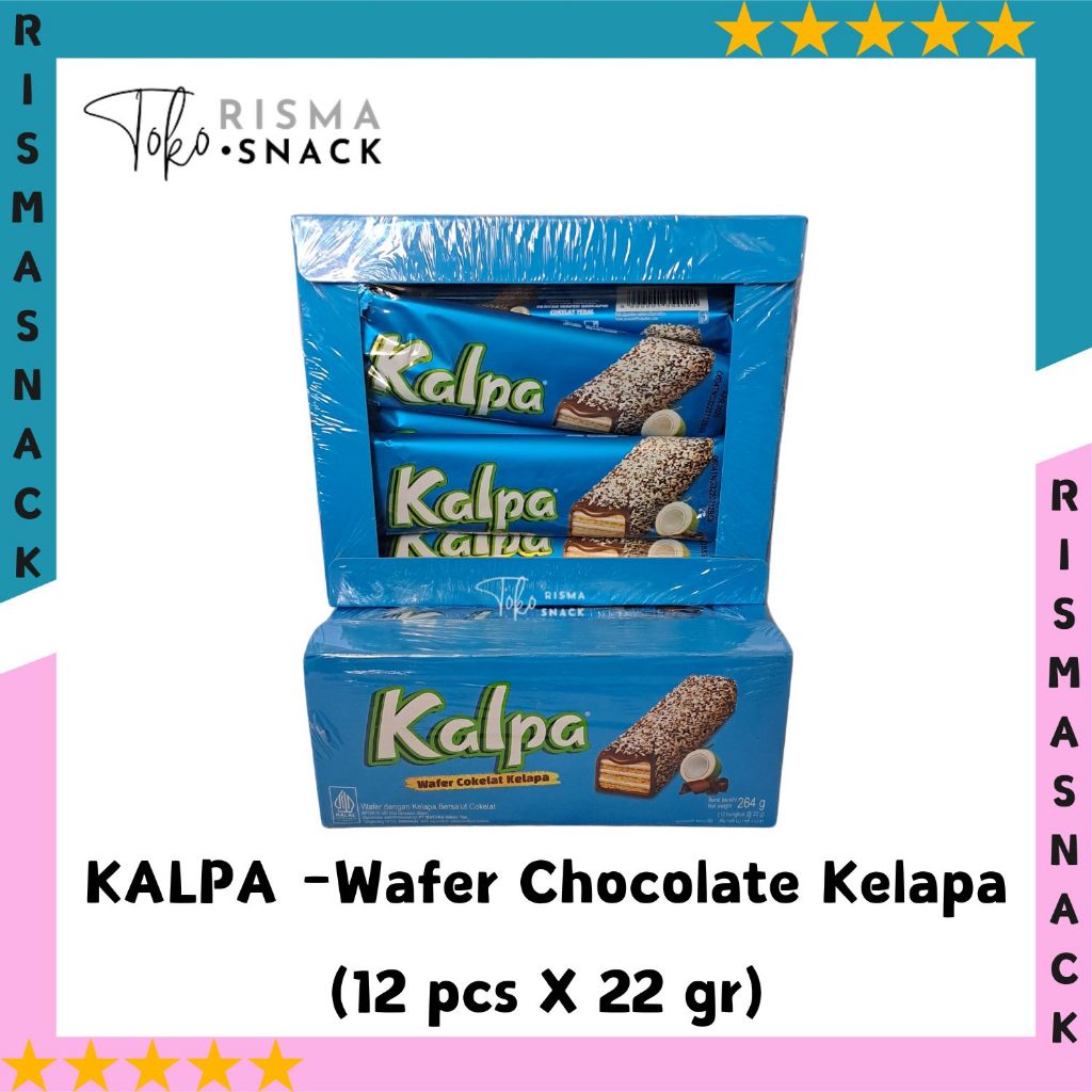 

Kalpa Wafer Cokelat Kelapa kemasan (12pcs x 22gr)