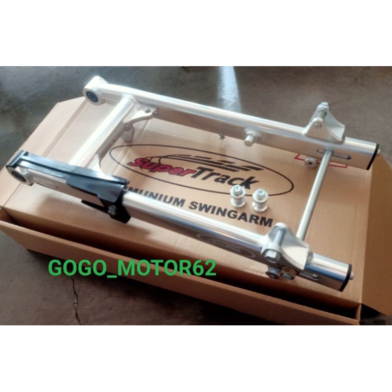 Arm Swing Arm Lengan Ayun Super Track Honda Supra X 125 Supra X 125 DD Double Disk Crom chrome