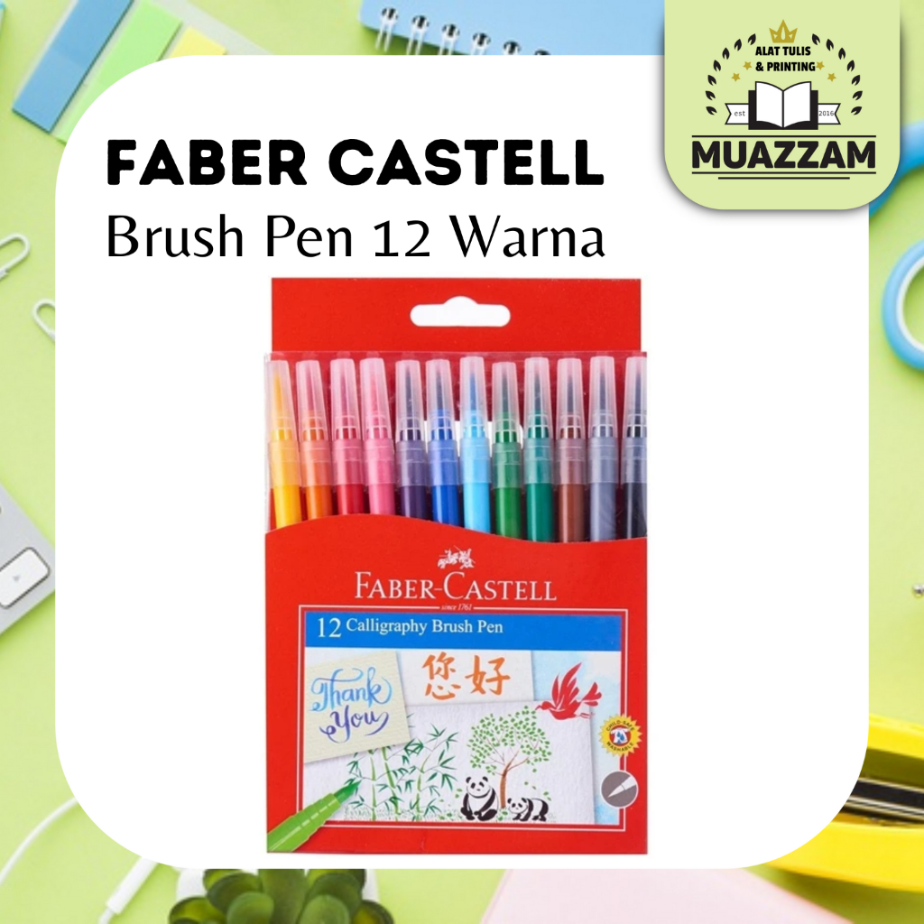 

Faber Castell Brush Pen 12 Warna 551512