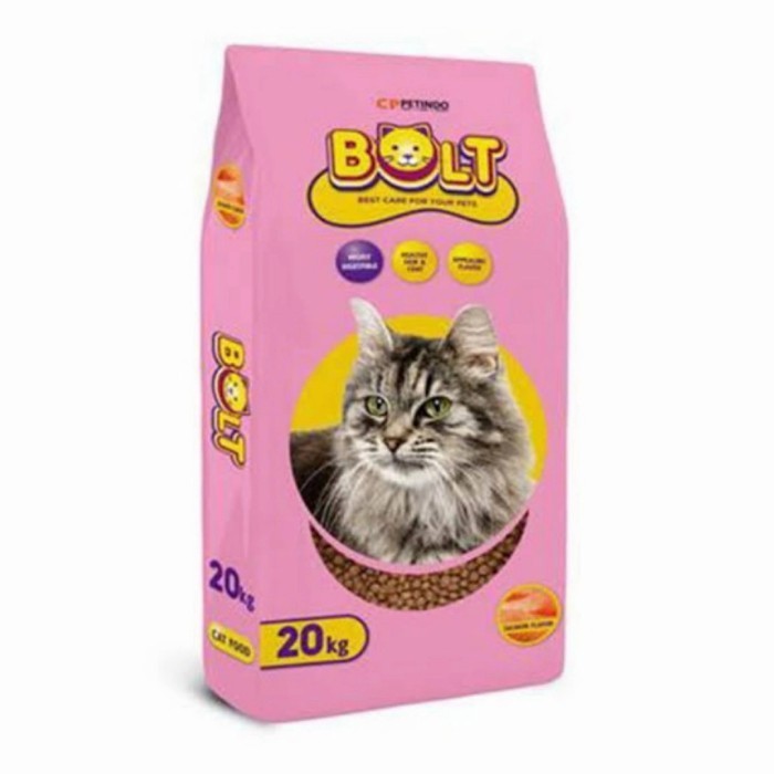 Gojek Bolt Salmon Cat food 20kg - Makanan Kucing Bolt Cat Salmon 20 kg
