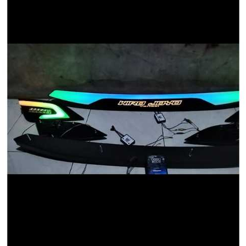 paket lampu kumis rgb &patriot/avante kw/jb5