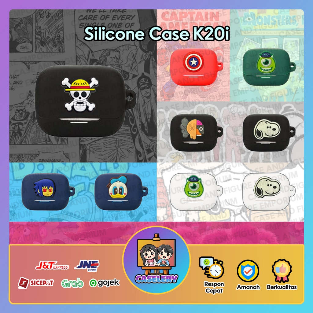 [K20i] Soundcore K20i Karakter Premium Softcase Soundcore K20i & Jibbitz