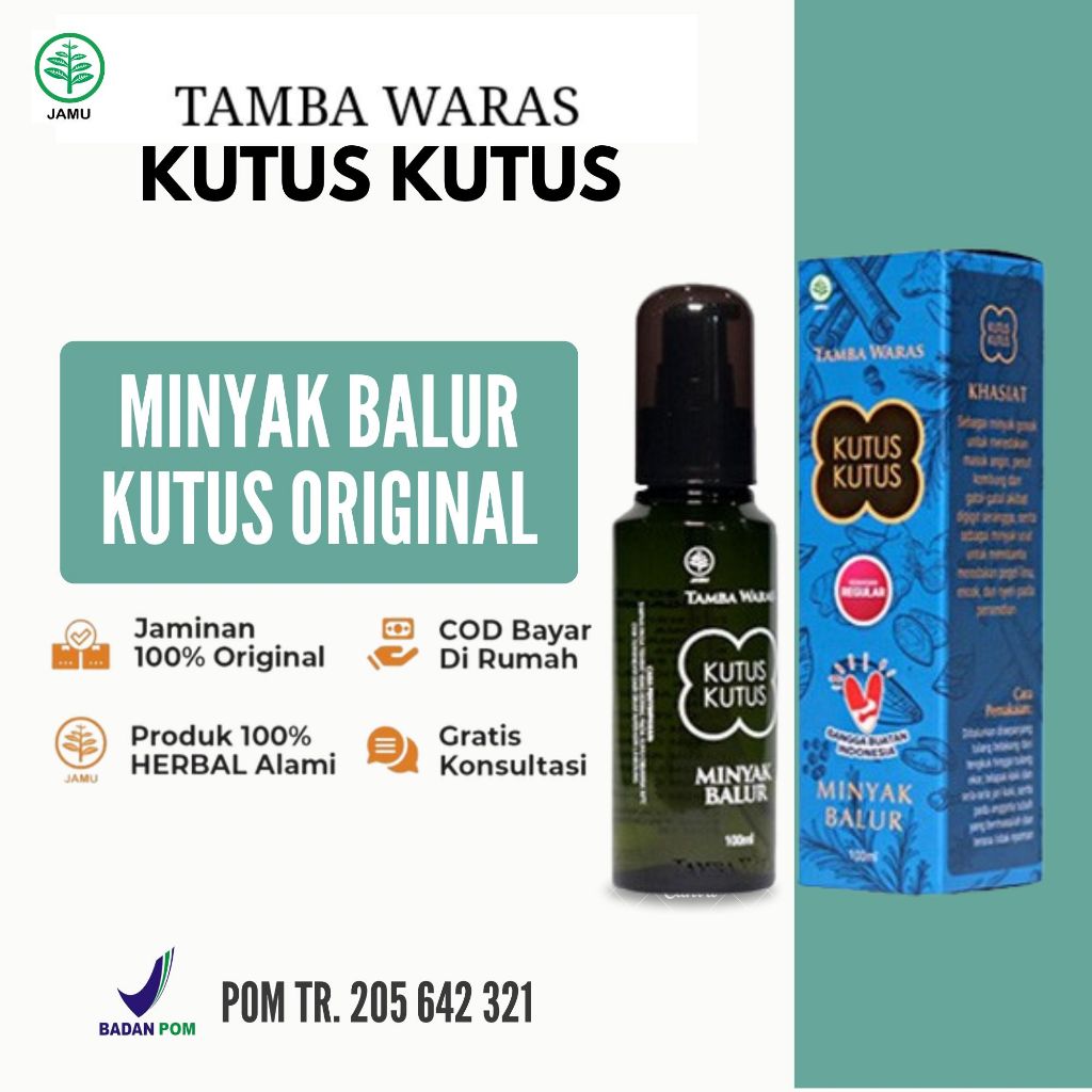minyak Kutus Kutus Original 100% Bali Minyak Balur Pijat Kutus2