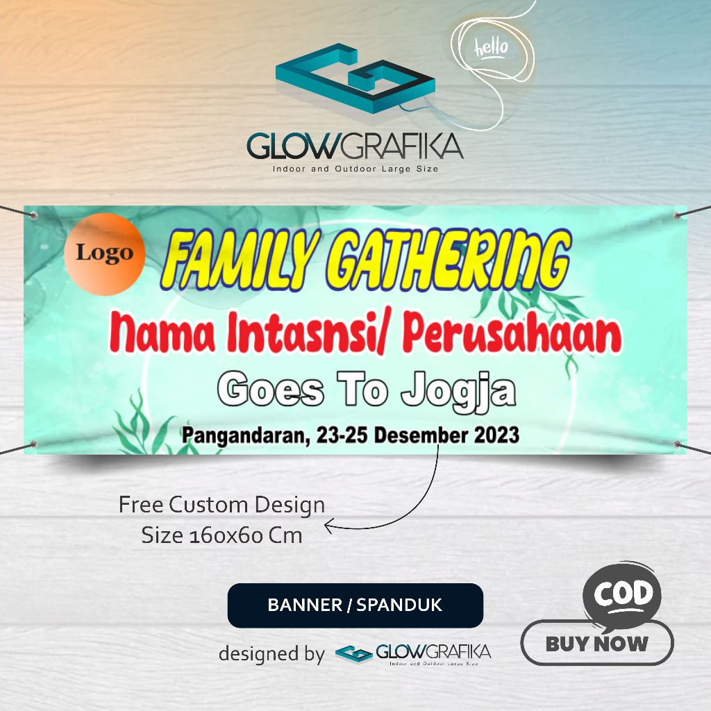 Cetak Spanduk Banner Family Gathering Model C