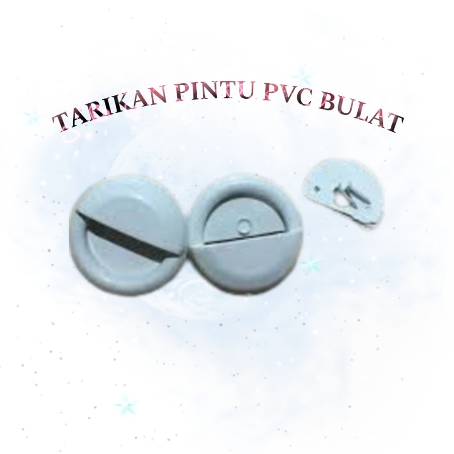 Tarikan Pintu PVC Bulat / Tarikan Pintu Kamar Mandi PVC Bulat / Handle Pintu kamar Mandi