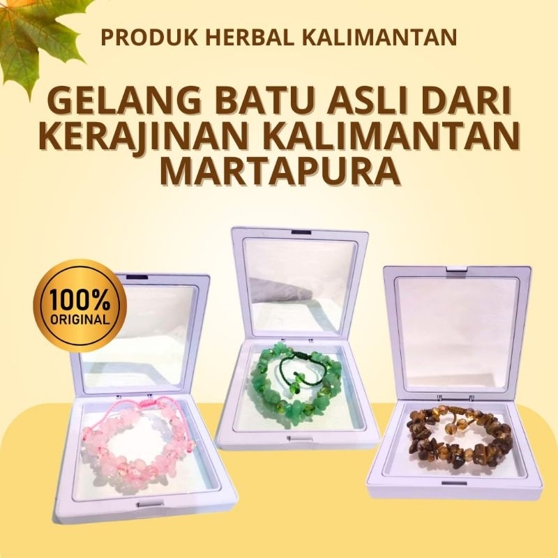 Gelang Batu Asli Dari Kerajinan Kalimantan Martapura