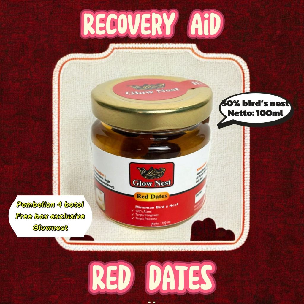 

real food bird nest/ Minuman Sarang Burung Walet /Recovery Aid Red dates