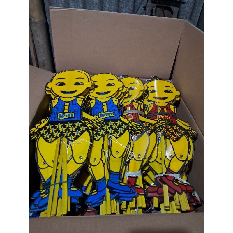 PROMO AWAL TAHUN MAINAN WAYANG JOGED UPIN IPIN  SPONGEBOB/WAYANG TARIK UPIN IPIN/MAINAN TRADISIONAL/