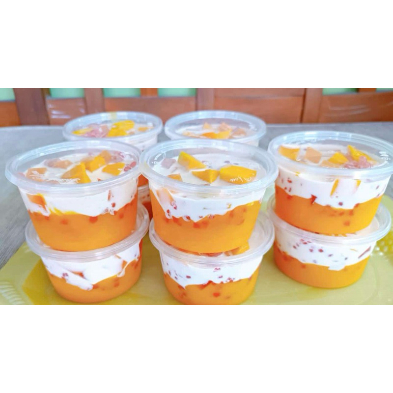 

Mango sagu creamy / dessert mango sagu