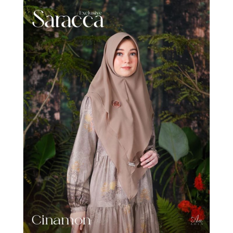 [ KHIMAR ] SARACCA EXCLUSVIE BY A.D.E.N | KHIMAR SARACCA BY ADEN | KHIMAR ADEN | KERUDUNG ADEN | KHI