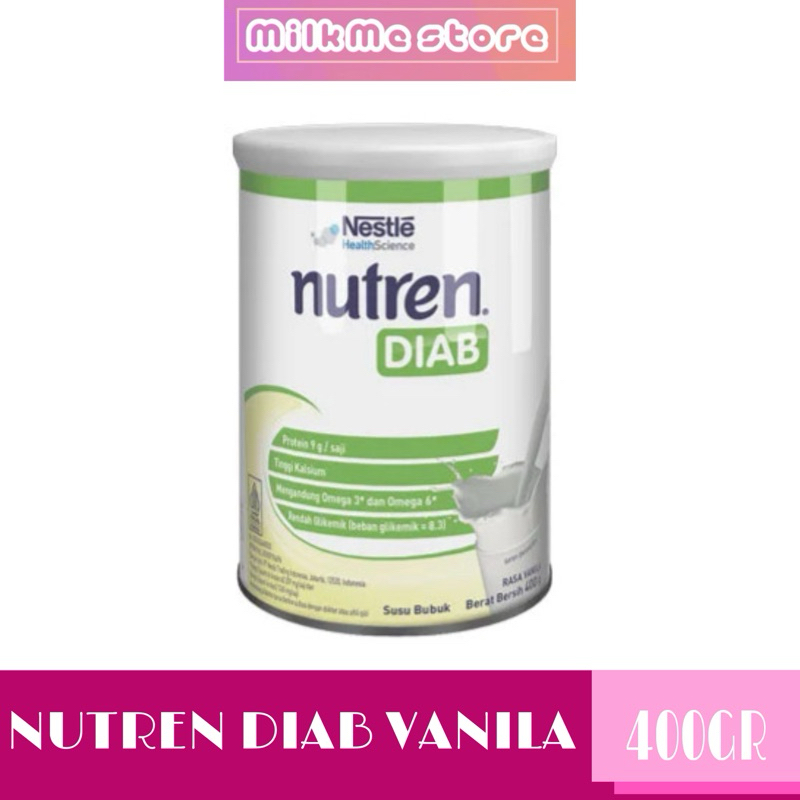 

NUTREN Diab Rasa Vanila Kaleng 400GR