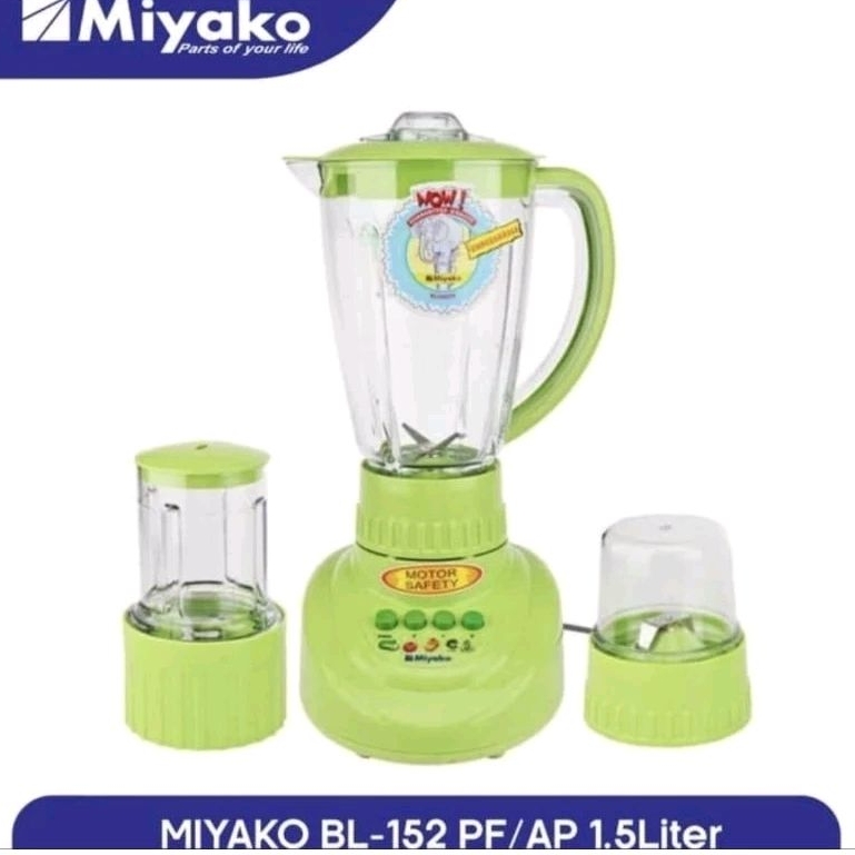 Blender Miyako 3 Tabung Plastik Jumbo