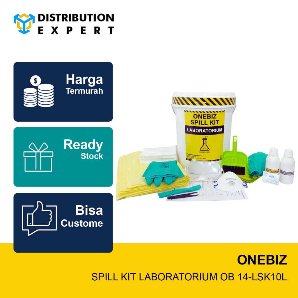 SPILL KIT LABORATORIUM/SPILL KIT LAB 10 LITER/SPILL KIT LAB KESEHATAN/SPILL KIT CLEANROOM