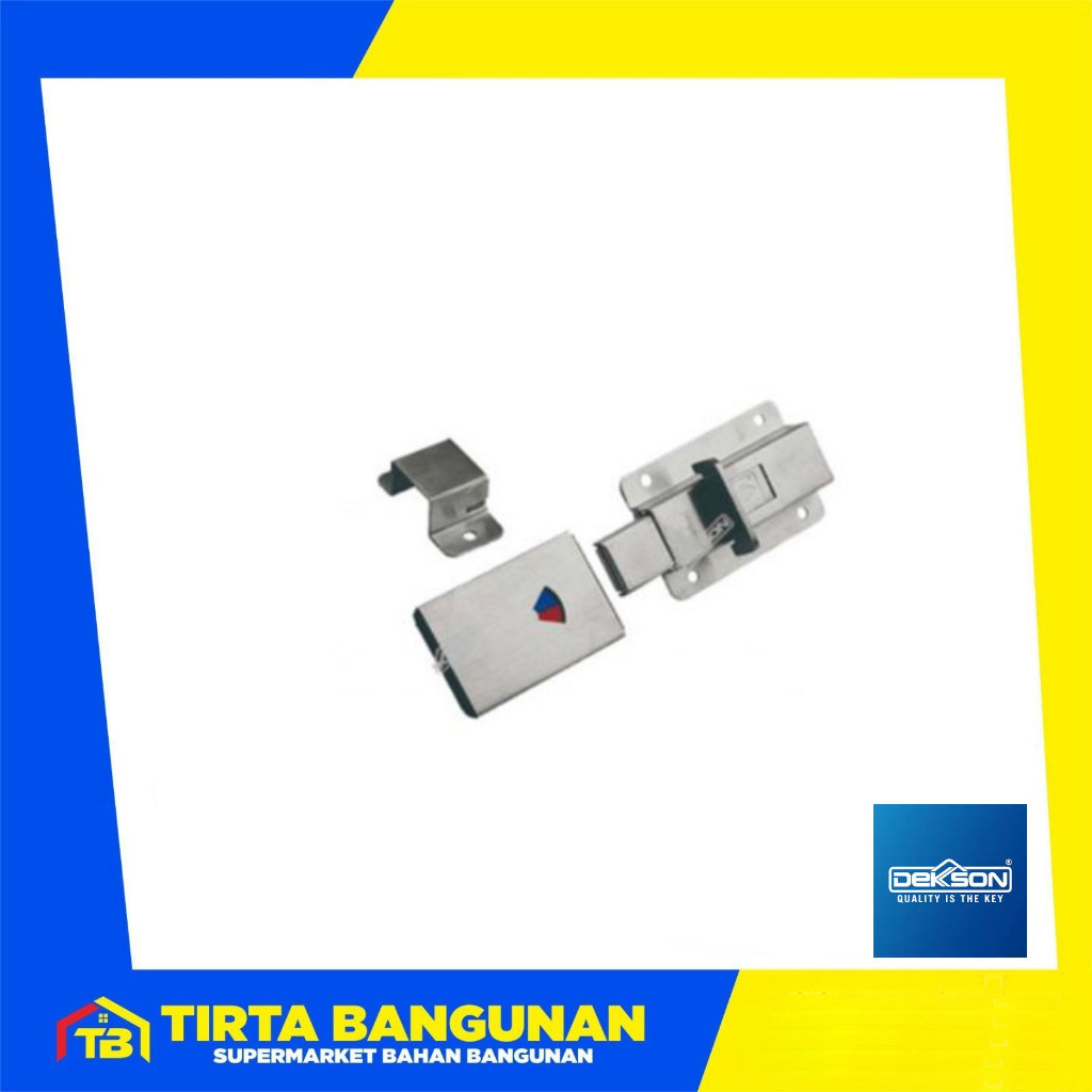 DEKKSON KLV 021 LI KUNCI LAVATORI / GRENDEL KAMAR MANDI SSS SUS304
