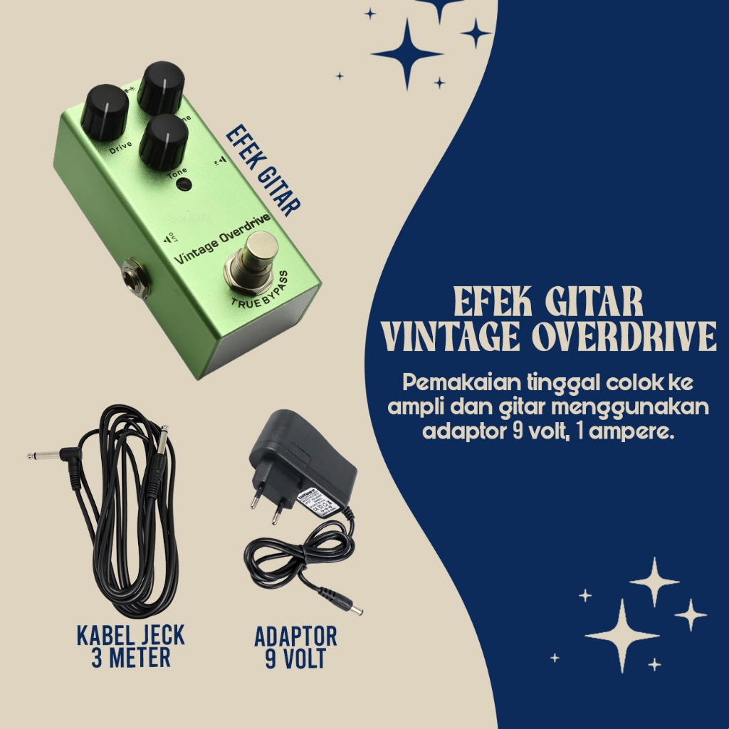 Efek Gitar Murah Overdrive / Effect Overdrive