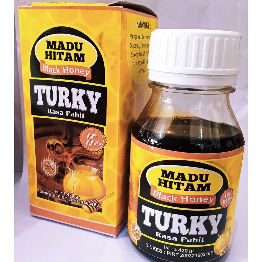 

Madu Hitam Turky Black Honey 420gr Original