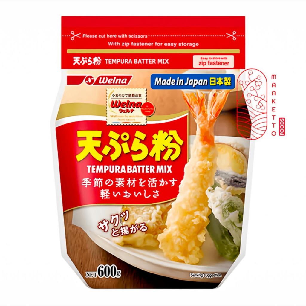 

Nisshin Seifun Welna Termpurako / Tepung Tempura Batter Mix Japan / Tepung Tempura Welna Jepang 600gr