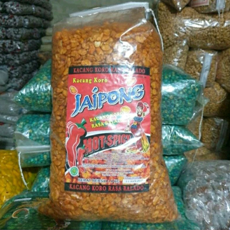 

Kacang Koro Kupas/Kacang Mersi Rasa Balado 4 Kg