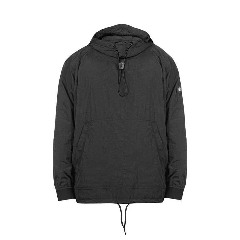 Prung Eklun Smock Cagoule Jacket Waterproof Jaket Outdoor Warna Hitam