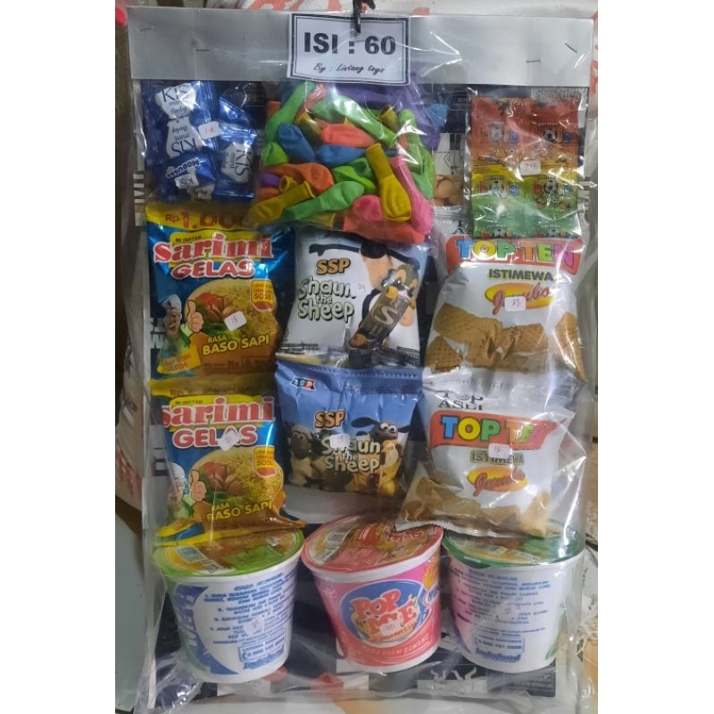 

CABUTAN MURAH MIE ISI 60 pcs | CABUTAN BALON ISI 60 PCS