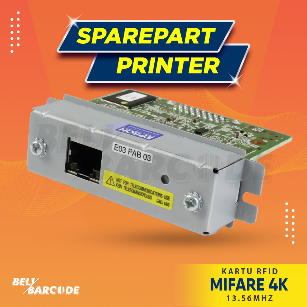 Port LAN Epson TMU 220 TMT82 Interface Ethernet Spare Part Printer
