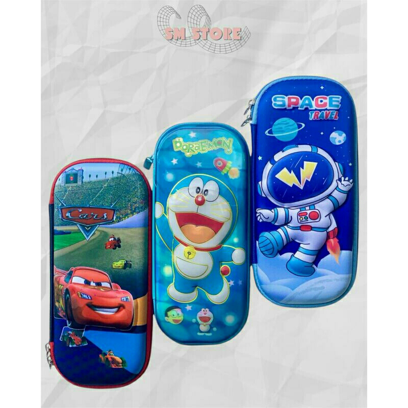 

Tempat Pensil Resleting Karakter / Pensil Case 3D